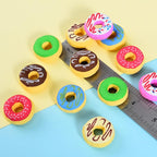 Donut Erasers for Kids, 24 Pieces 3D Cute Food Puzzle Mini Eraser, Cool Fun - Image 3