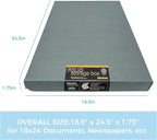 Lineco Folio Storage Box, Clamshell Design - Image 2