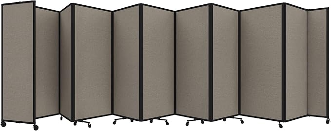 Versare Room Divider 360 Portable Wall Partition | Folding Panels | Large by VERSARE