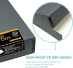 Lineco Museum Archival Storage Box, 9.75x12.75x3 in. Drop Front Design. - Image 4