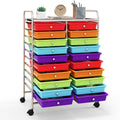 Happygrill 20-Drawer Organizer Cart Tools, Mobile Utility Storage Cart
