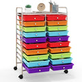 Happygrill 20-Drawer Organizer Cart Tools, Mobile Utility Storage Cart by HAPPYGRILL