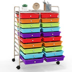 Happygrill 20-Drawer Organizer Cart Tools, Mobile Utility Storage Cart by HAPPYGRILL