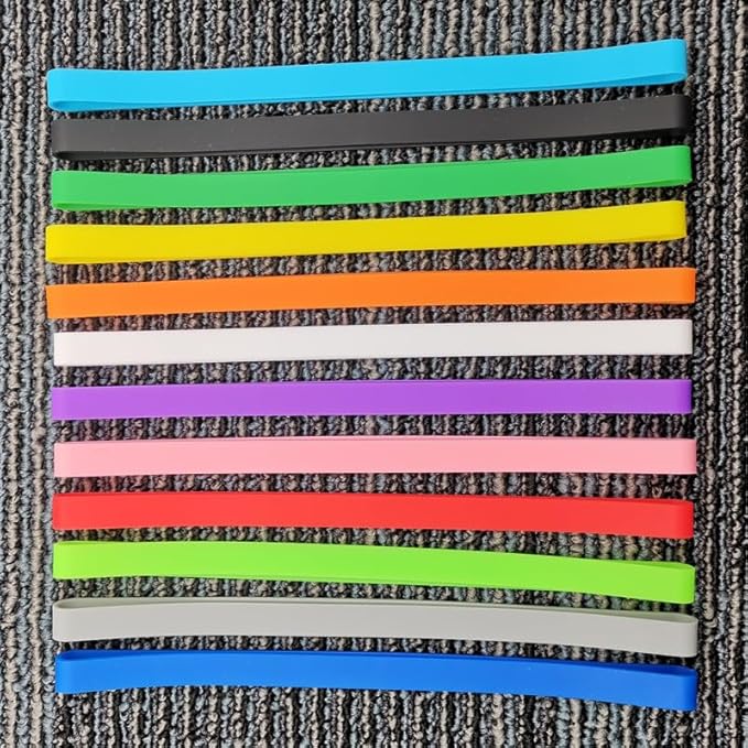 Rubber Bands Silicone 15 Pcs 5.5inch Elastic Bands - Image 7