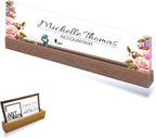 ARTBLOX | Office Personalized Name Plate Flower - Image 2