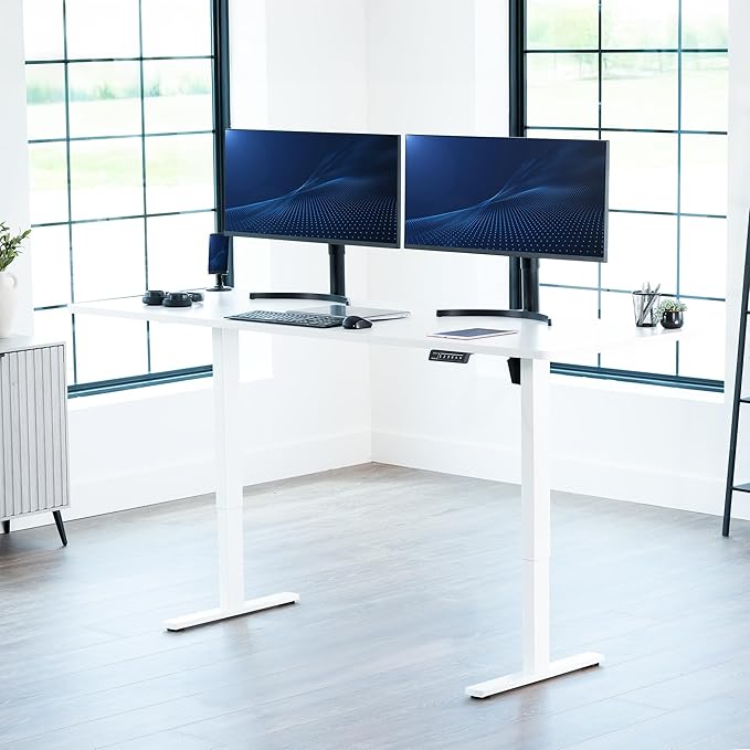 VIVO Large Electric 83 x 30 in Standing Desk, Memory Height Adjustment - Image 2