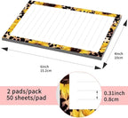 SXboxing Sticky Notes 4X6 Inches, 2 Pack Large Cute Self-Stick Pads, Bright - Image 4