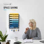 SUPEASY 7-Tier Mesh Wall File Holder, Hanging Wall File Organizer, Office - Image 3