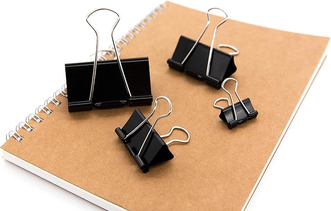 DSTELIN Binder Clips Paper Clamps Assorted Sizes 100 Count, X Large, X Small - Image 4