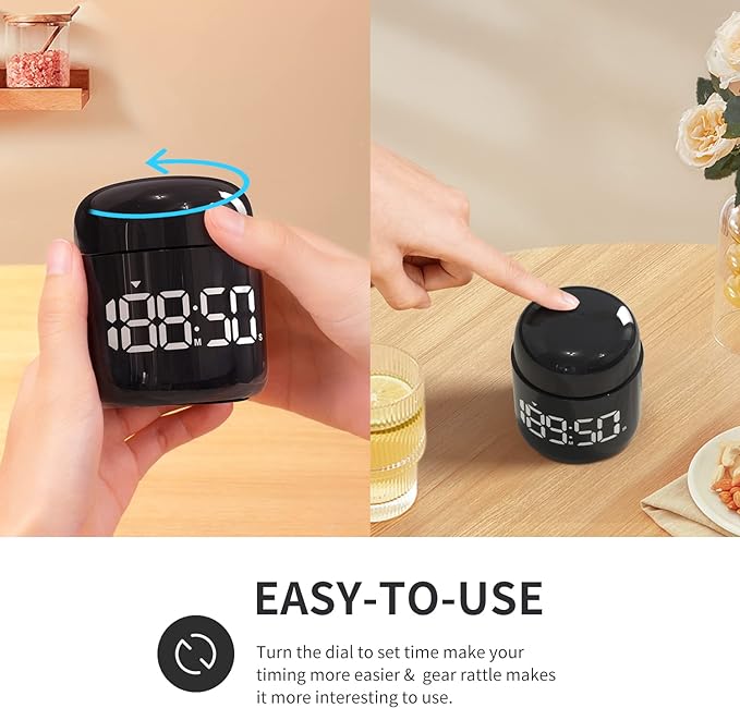 MeesMeek Digital Kitchen Timer, Countdown Countup Timer - Image 2