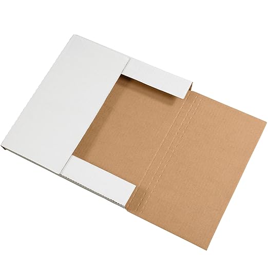 Tape Logic TLM10101 Easy-Fold Mailers, 10 1/4" x 10 1/4" x 1" by TapeLogic
