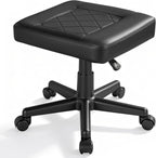 VECELO Under Desk Footrest, PU Ergonomic Foot Rest