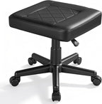 VECELO Under Desk Footrest, PU Ergonomic Foot Rest by VECELO