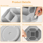Cayxenful Pencil Pen Holder for Desk, 9 Slots 360 Degree Rotating Desk - Image 4