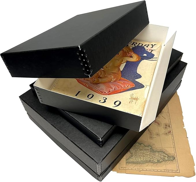 Lineco Museum Archival Drop-Front Storage Box, Acid-Free - Image 6