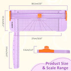 2 Set A4 Paper Cutter 12 Inch Titanium Paper Trimmer Scrapbooking Tool - Image 4