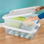 Sterilite 6-Pack Latching Box, Under Bed Storage Bins - Image 9