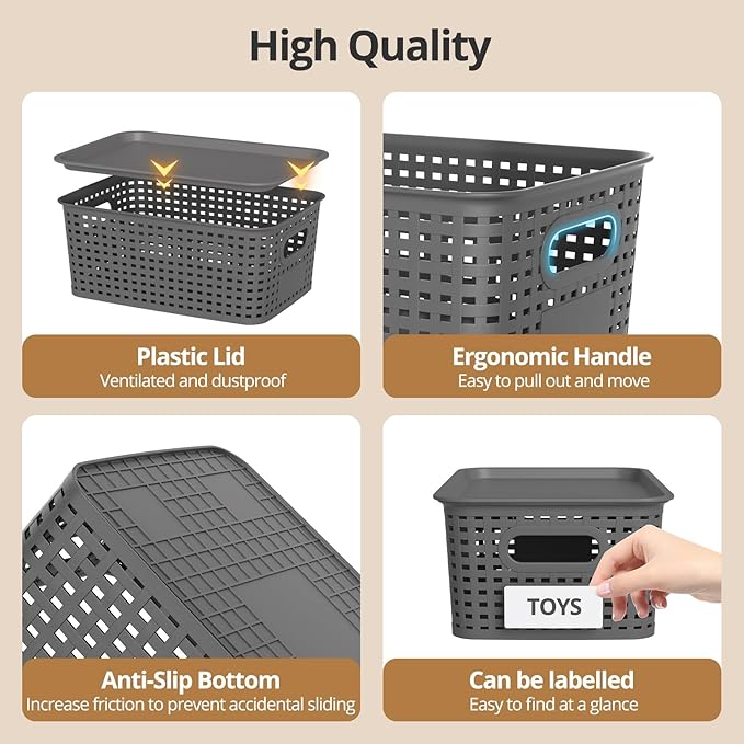 ZFTMRR Plastic Storage Basket - Image 3