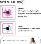 TWENTY5 SEVEN Countdown Timer 7.5 inch; 60 Minute 1 Hour Visual Timer – - Image 3