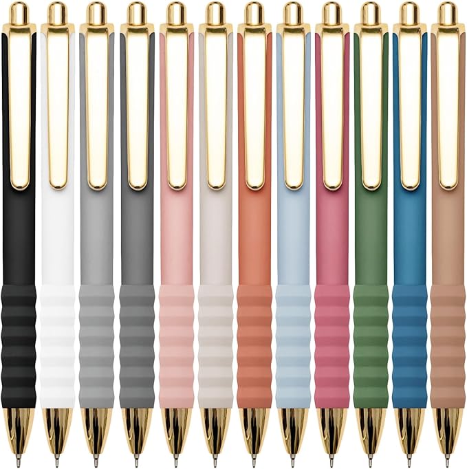 Linbsunne Ballpoint Pens Black Medium Point 1mm Pen by Linbsunne