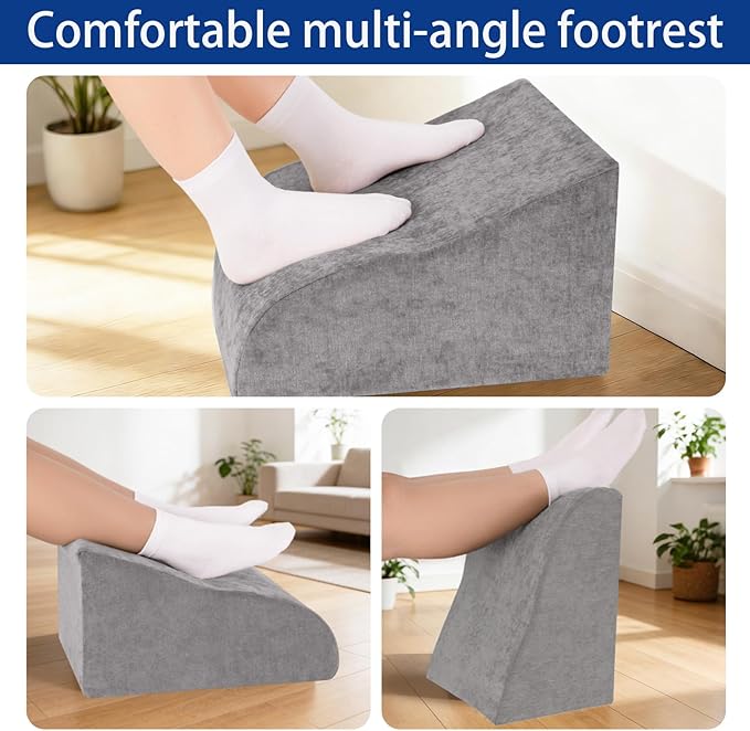 Opuvidity Foot Rest for Under Desk at Work, Ergonomic Under Desk Footrest - Image 5