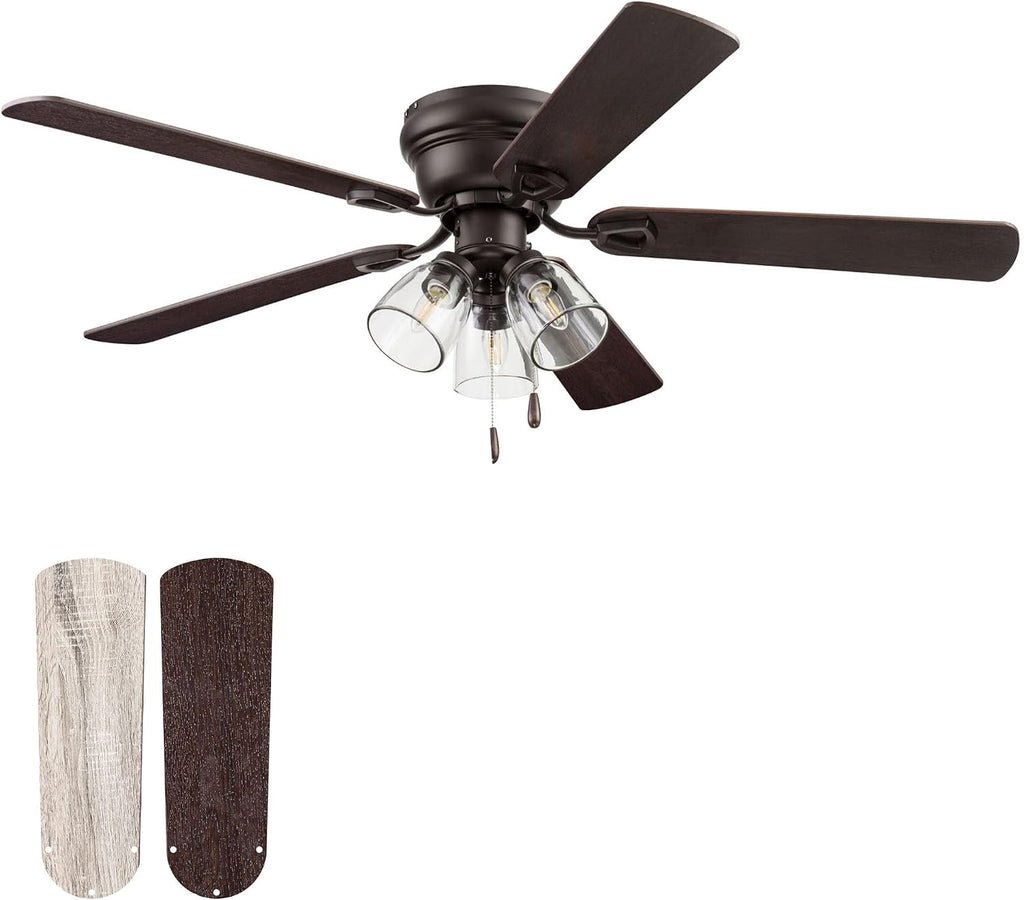 portage bay ceiling fans 52" renton bronze indoor, main product view