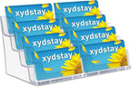 Acrylic Business Card Holder for Desk, 4-Tier Clear Plastic Display Stand by xydled
