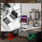 Vfelf Bookshelf Desk Organizer，3-Tier Shelf - Image 7