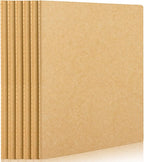 EUSOAR Notebook Journal, 6 Pack A4 11" x 8-1/2", 40 Sheets/ 80 Pages, 100gsm by EUSOAR
