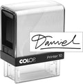 Rubber Stamp Creation COLOP Extra Small Size Self Inking Custom Signature Stamp by Rubber+Stamp+Creation