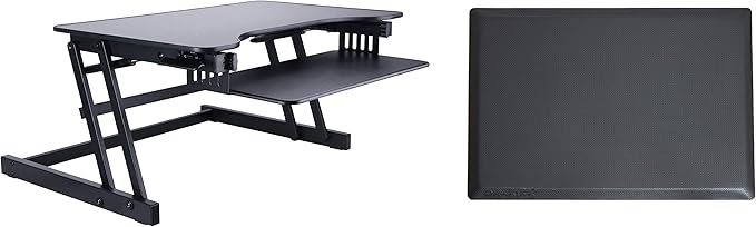 Rocelco 32" Height Adjustable Standing Desk Converter by Rocelco