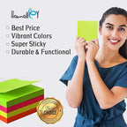 Sticky Notes 3x3 in 100 Sheets/Pad, Self-Sticky Note Pads, 6 Bright Colors - Image 5
