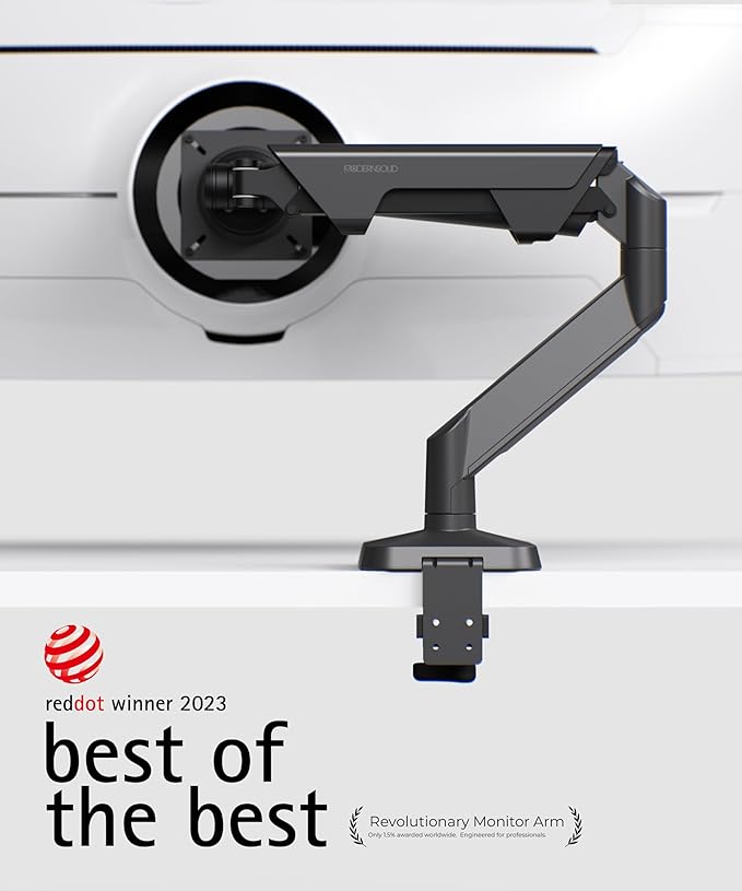 Modernsolid Heavy Duty Monitor Arm Desk Mount - Image 2