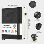 PERCUN Dotted Journal Notebook for Men & Women, 160 Pages Dot Grid notebook for - Image 2