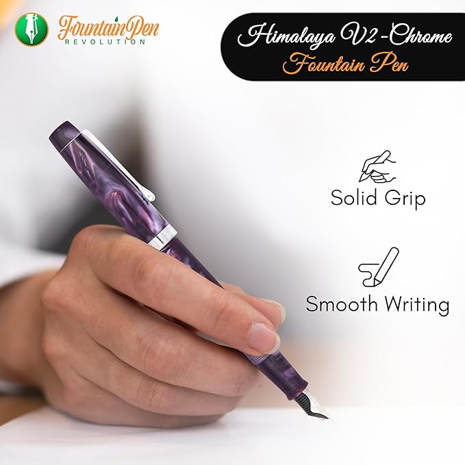 FPR Himalaya V2-Chrome Ultra Flex Nib Pen - Image 2