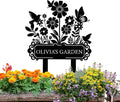 Custom Garden Sign | Personalized Garden Stake Metal Sign | Personalized Garden by Dyoart