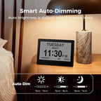 7'' Digital Clock, Dementia Clock - Image 4