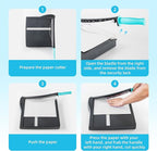 Scribanx Papercutter 12" Cut Length Guillotine Paper Cutter - Image 6