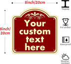 Custom Sign, Custom Indoor/Outdoor Decorative Sign，Aluminum Weatherproof Metal - Image 2