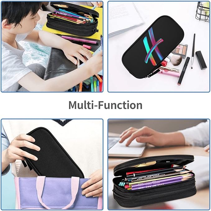 Pazacon Cute Initial Pencil Case - Image 6