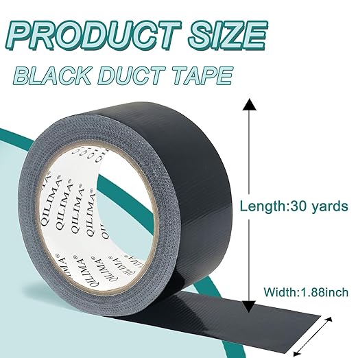 QILIMA Heavy Duty Duct Tape, Industrial, Professional Use, 2 Inch X 30 Yards - Image 2