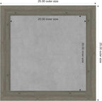 Amanti Art Grey Framed Magnetic Board 25x25 Medium Vision Board - Image 4