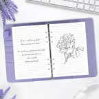 A5 Refill Paper, 6 Hole Planner Inserts with Binder Dividers, 240 Pages | A5 Binder Inserts for Notebook Journal, College Ruled Loose Leaf Paper for 6 Ring Binder