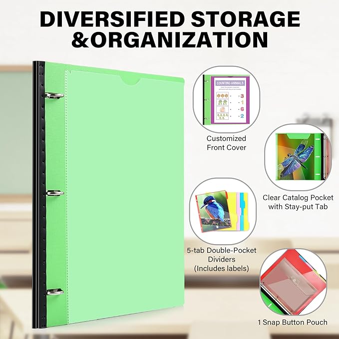 WOT I Telescoping Project Organizer, Refillable Binder - Image 5