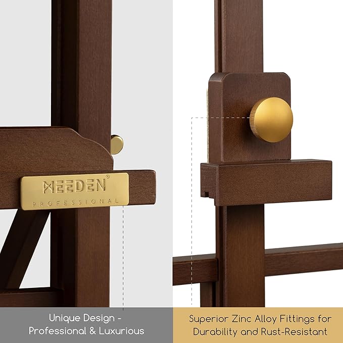 MEEDEN PRO Large Tabletop Painting Easel - Image 3