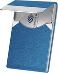 Business Card Holder with Ultra Slim Design, Business Card Case with Premium PU by DMFLY