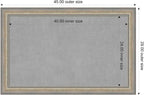 Amanti Art Silver Framed Magnetic Board 29x45 Large Vision Board - Image 4