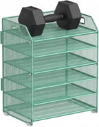 6 Tier Desk Organizer, Heavy-Duty Thick Metal Letter Tray Organizer, Large by Unknown