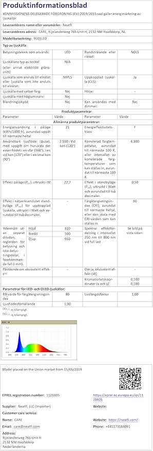 Neatfi XL 2, 200 Lumens LED Desk Lamp - Image 17