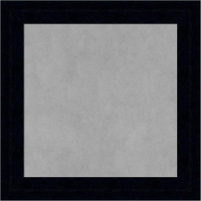 Amanti Art Black Framed Magnetic Board 20x20 Small Vision Board by AmantiArt